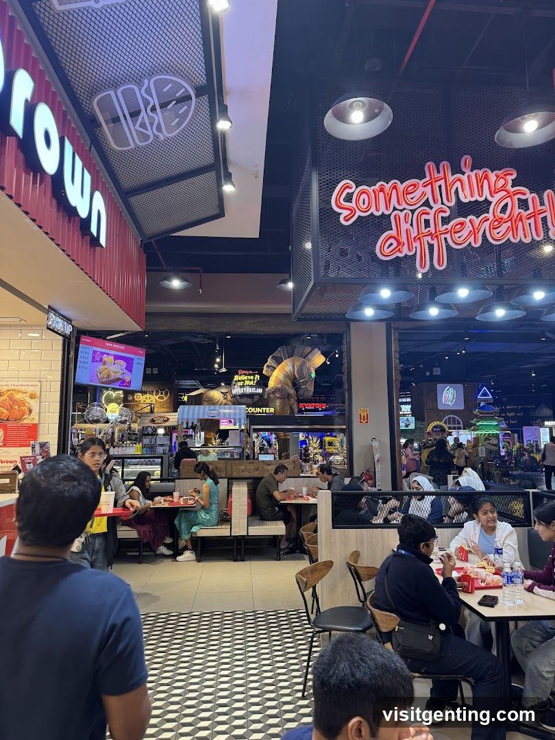 Food court interior