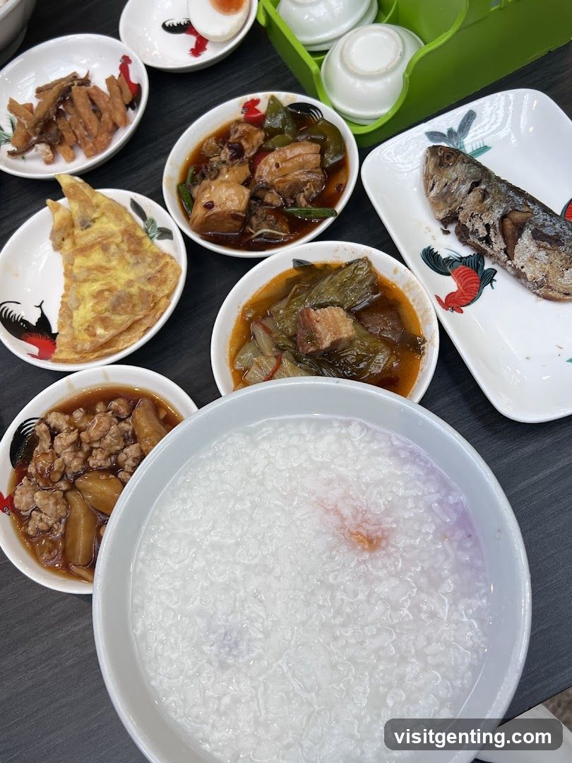Table of Food Dishes