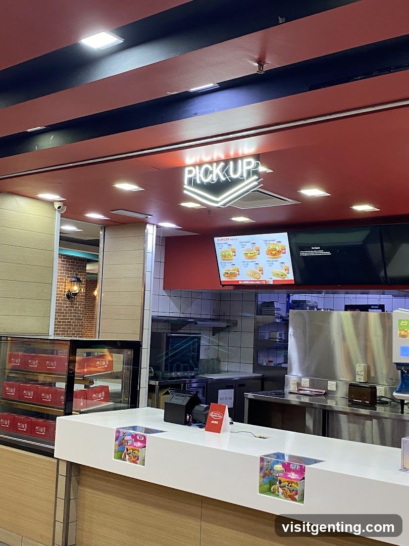 Restaurant Pickup Counter Interior