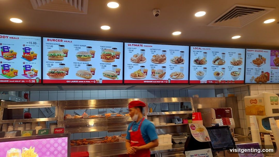 Restaurant Menu Display