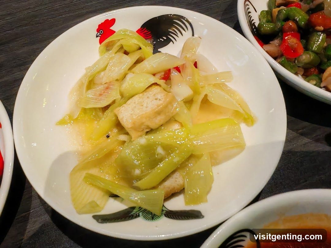 Dinner Plate with Stir-Fried Vegetables and Tofu