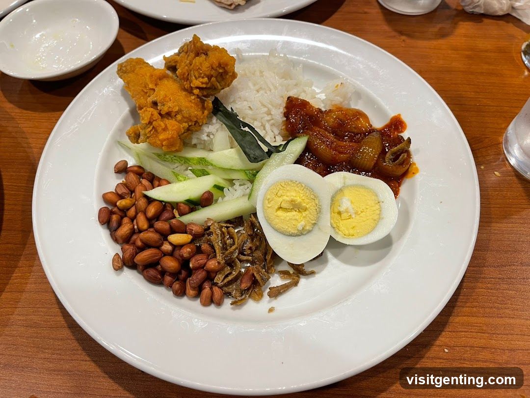 Food Plate on Wooden Table