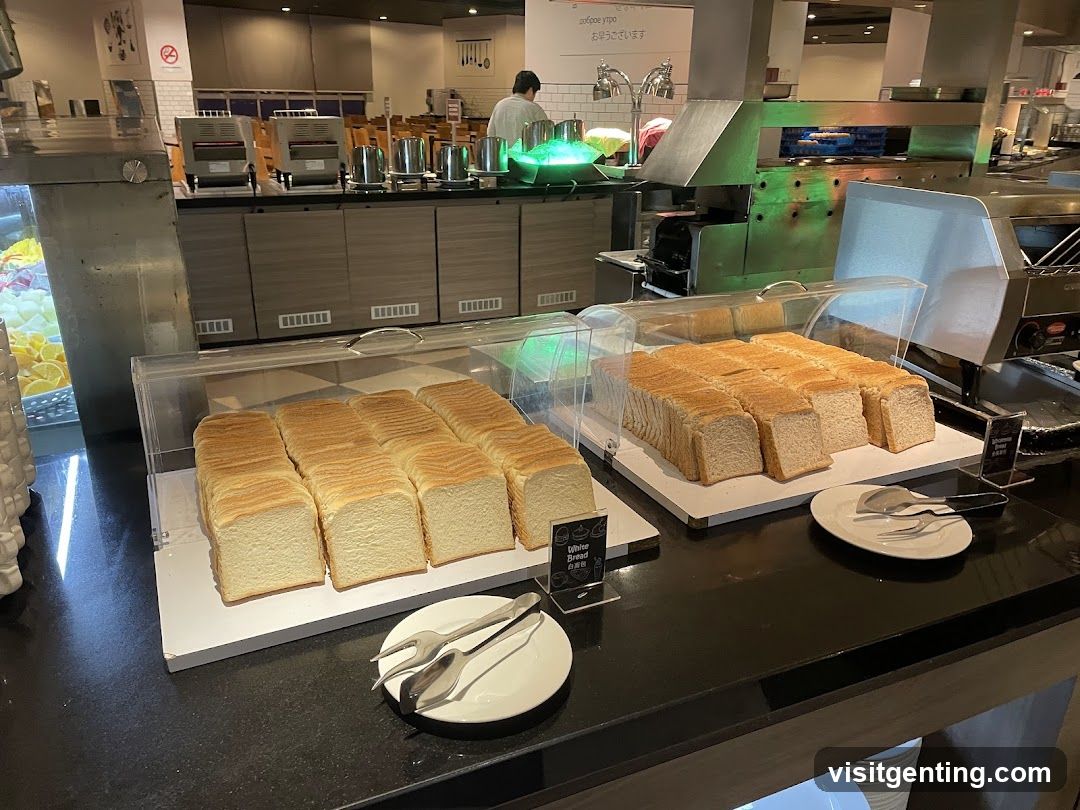 Bread Display in Restaurant Buffet