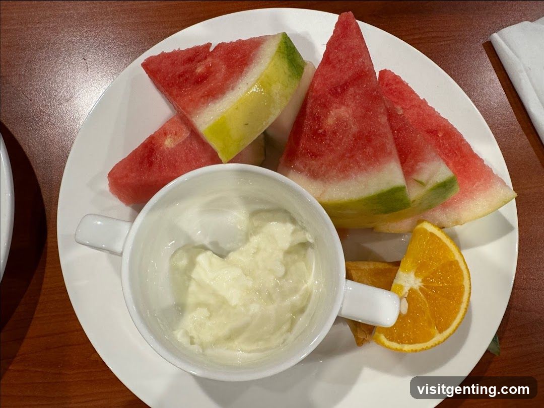 Fruit and Yogurt Plate