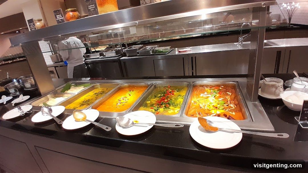 Restaurant buffet counter
