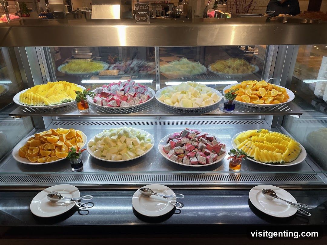Fruit Display in Restaurant