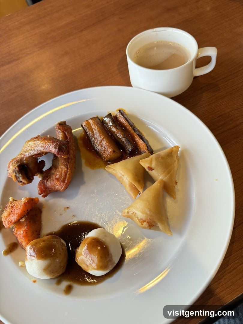 Food Plate with Beverage
