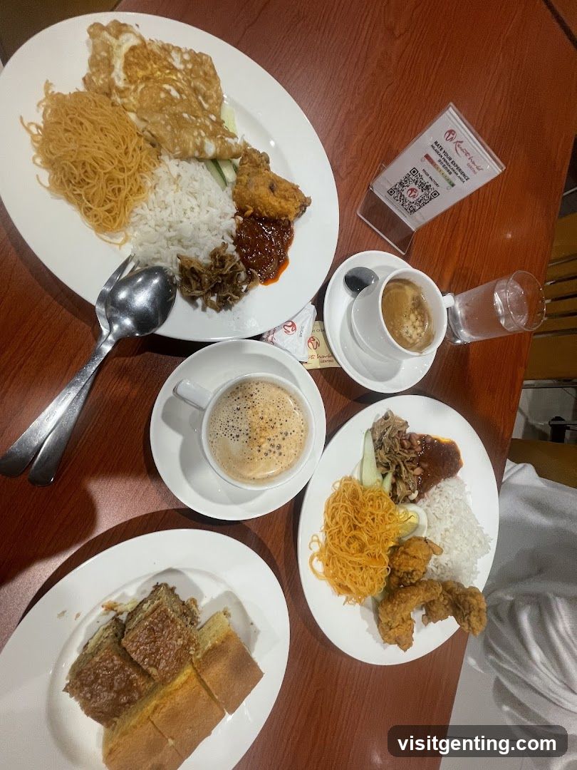 Table with Food and Drinks
