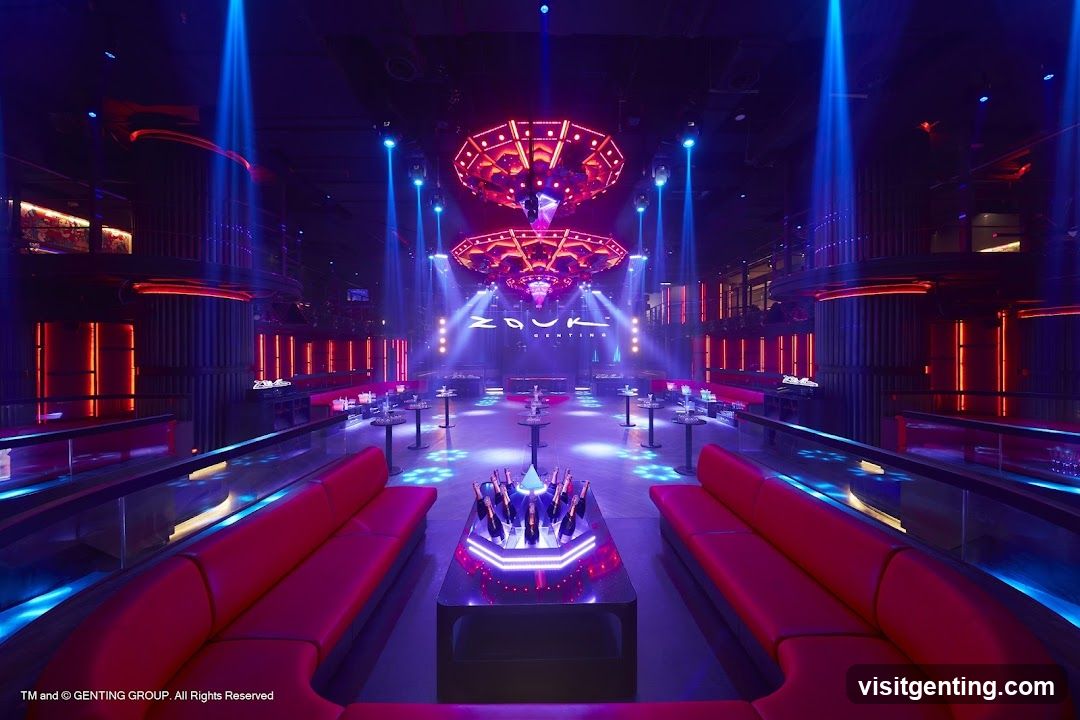 Interior of a nightclub