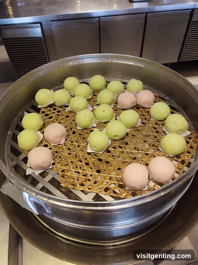 Steamed Dumplings in a Bamboo Steamer