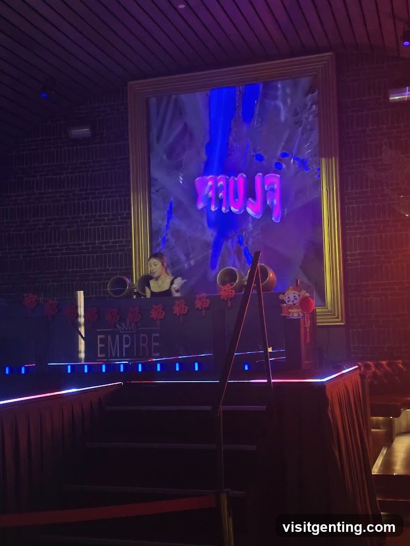Interior of a venue