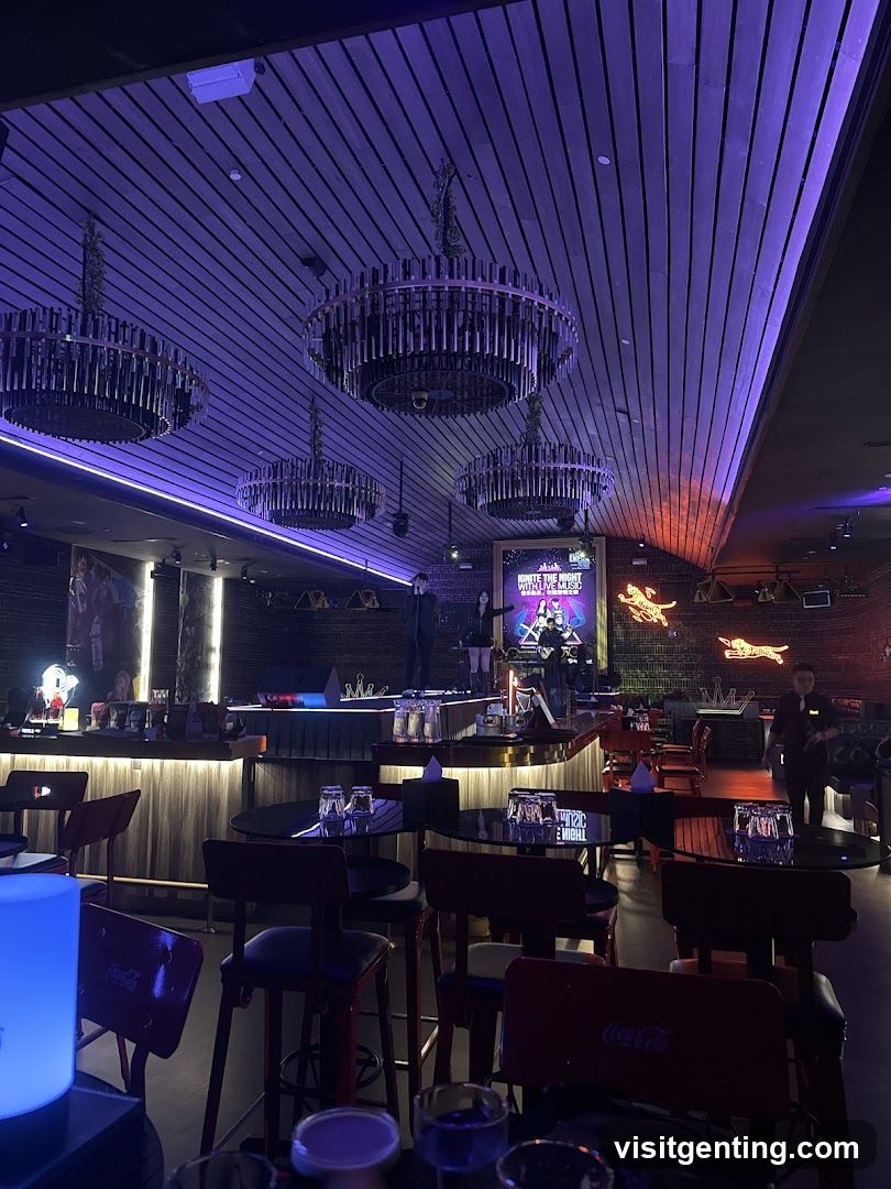 Interior of a nightclub or bar