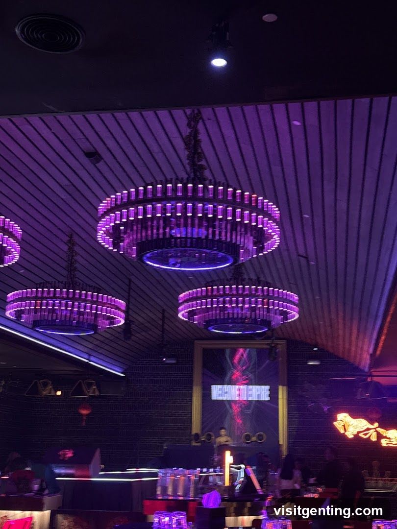Interior of nightclub or bar