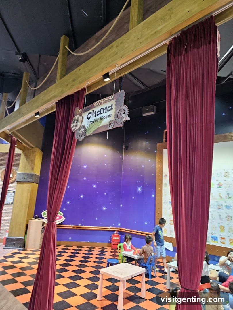 Ohana Movie Room Interior