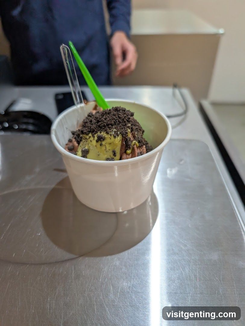 Ice Cream Bowl on Counter