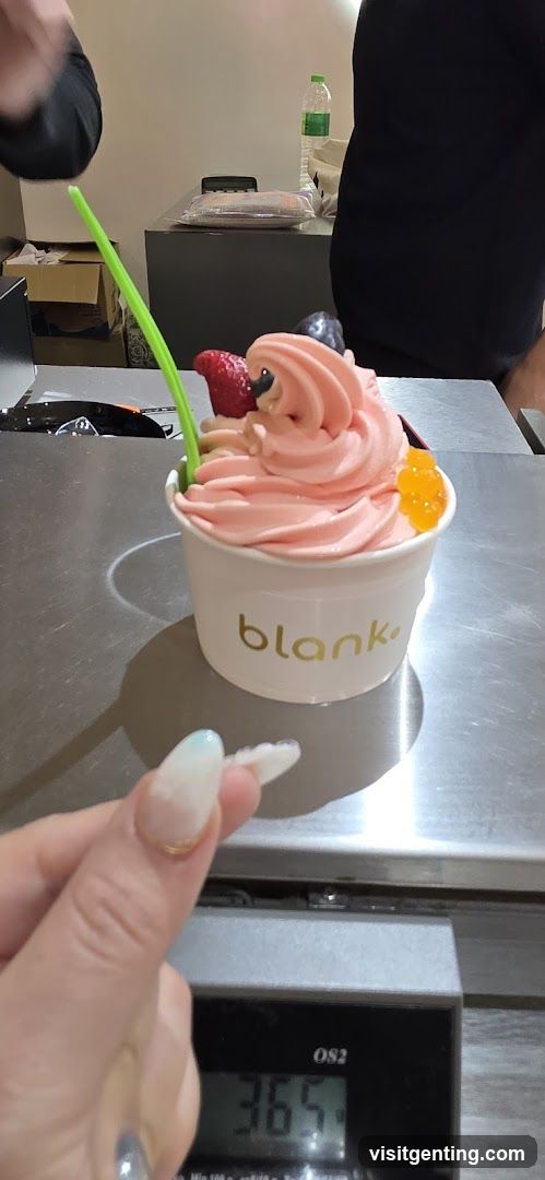 Soft serve dessert at blank