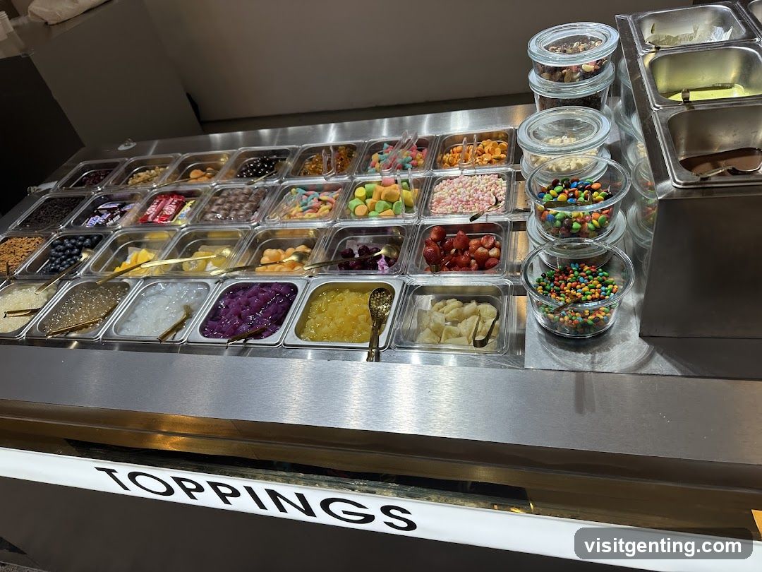 Toppings Display Counter