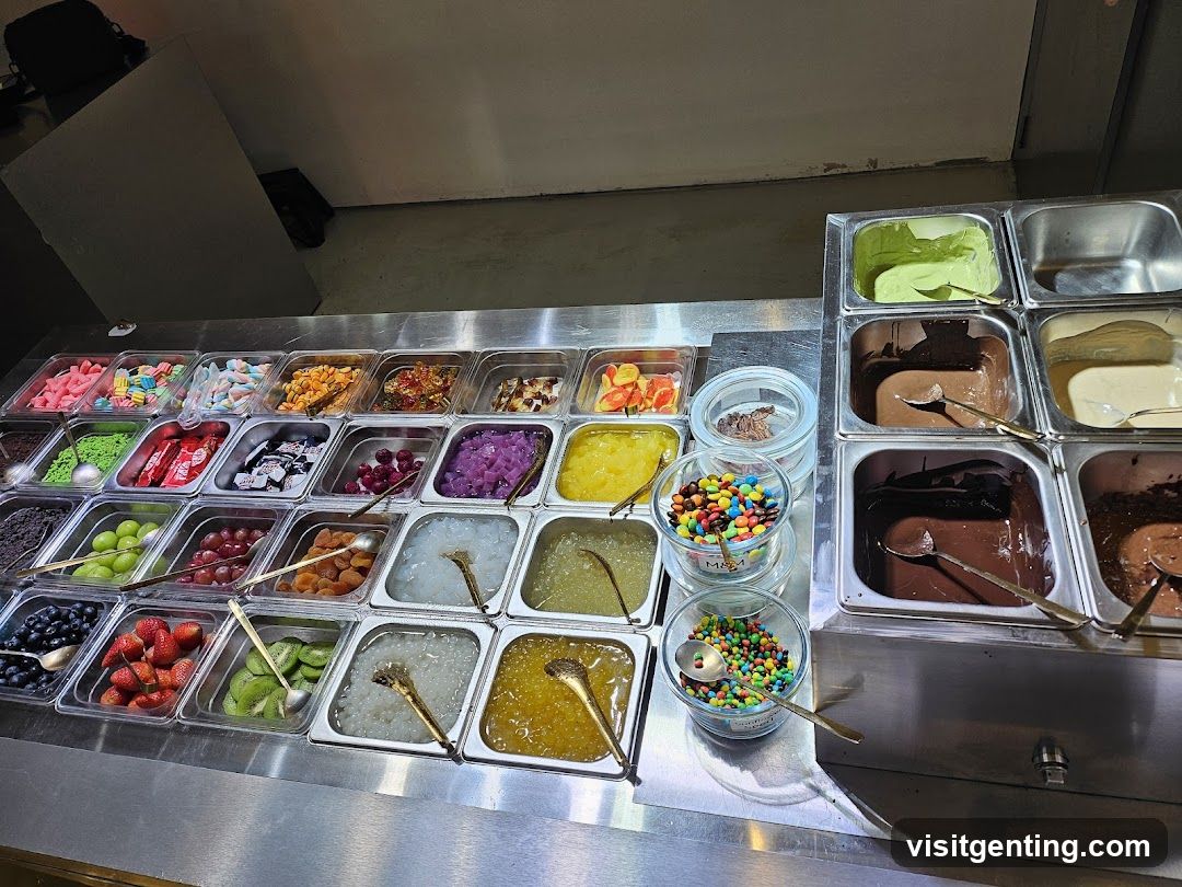 Ice Cream & Dessert Bar Counter