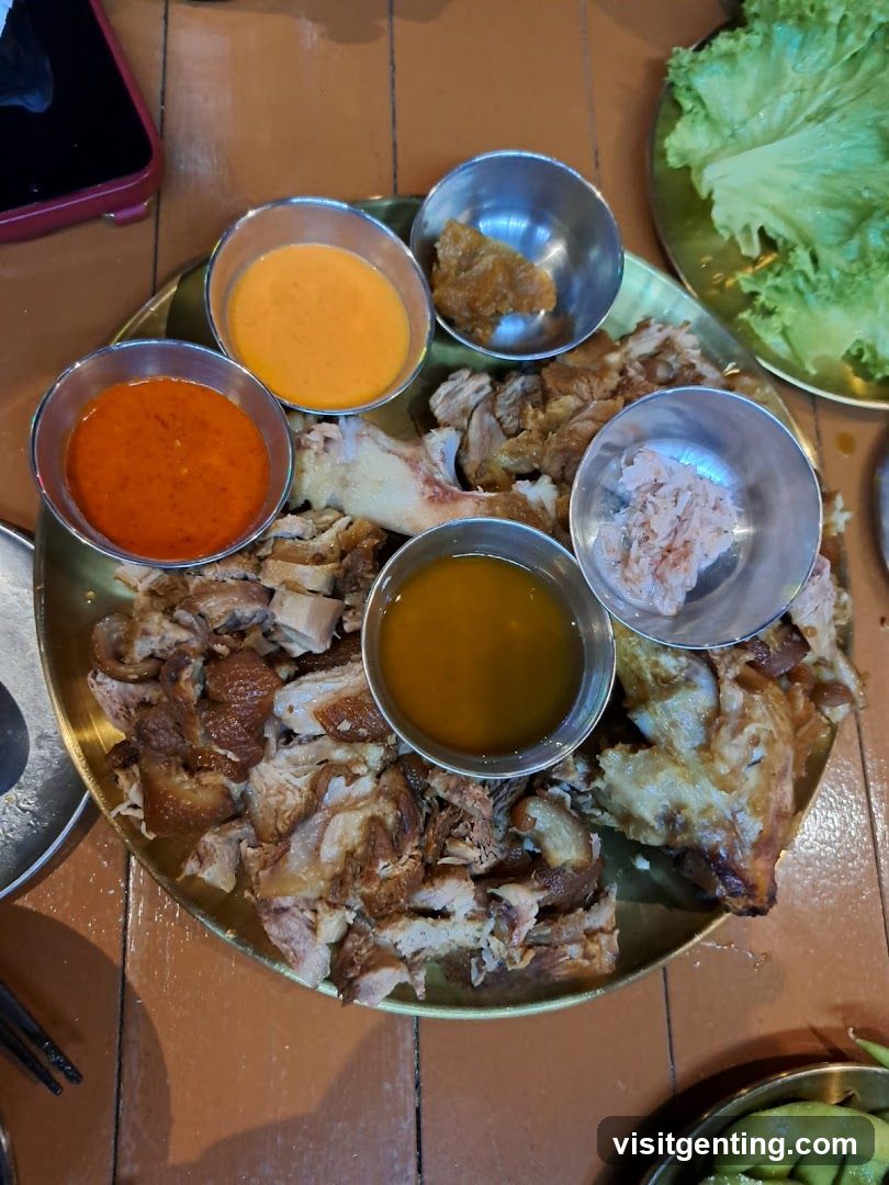 Food Plate on Wooden Table