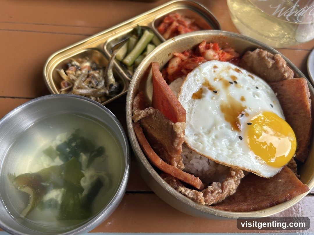 Meal served on wooden table