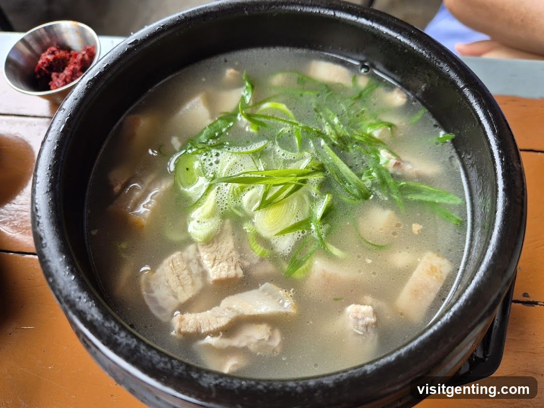 Stew in a clay pot with side dish