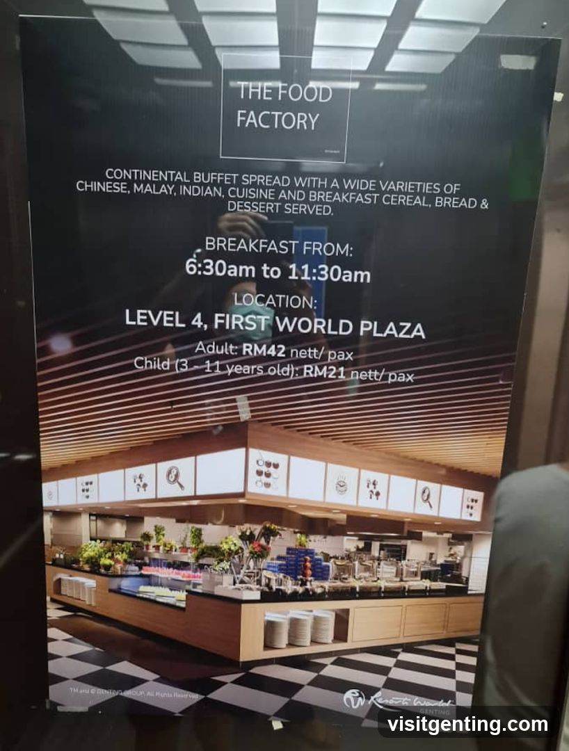 The Food Factory Promotion Poster