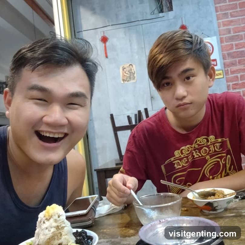 Two individuals dining indoors