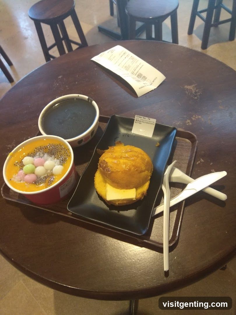 Table with Food Items