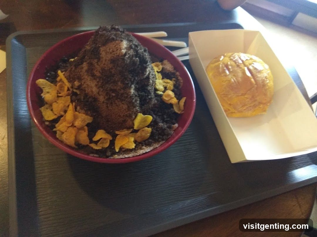 Food on a tray