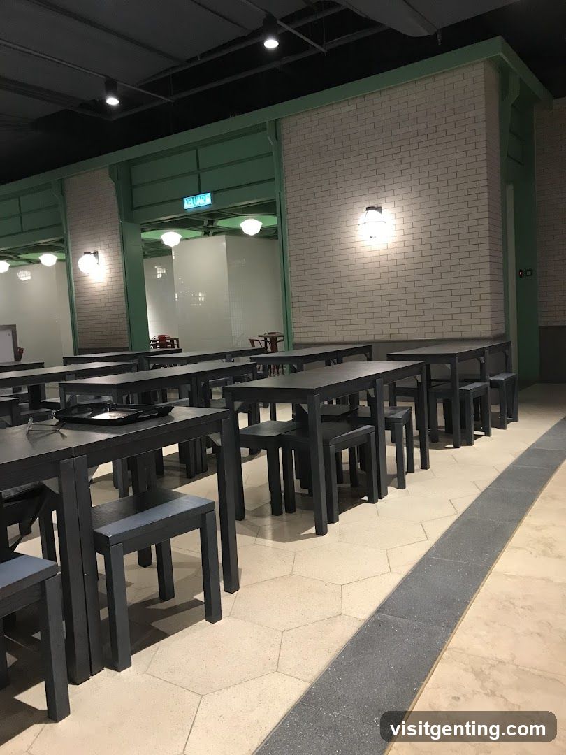 Interior dining area
