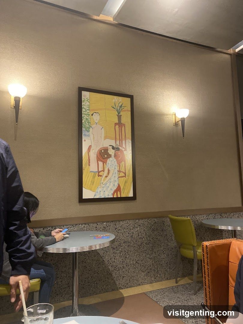 Interior of a café or restaurant