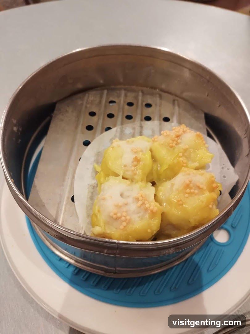 Steamed Dumplings in Steam Basket