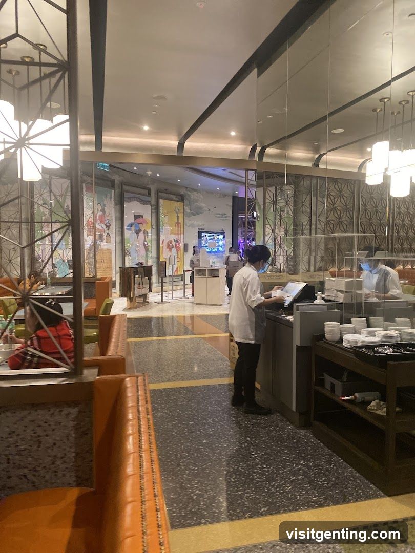 Interior of a dining area