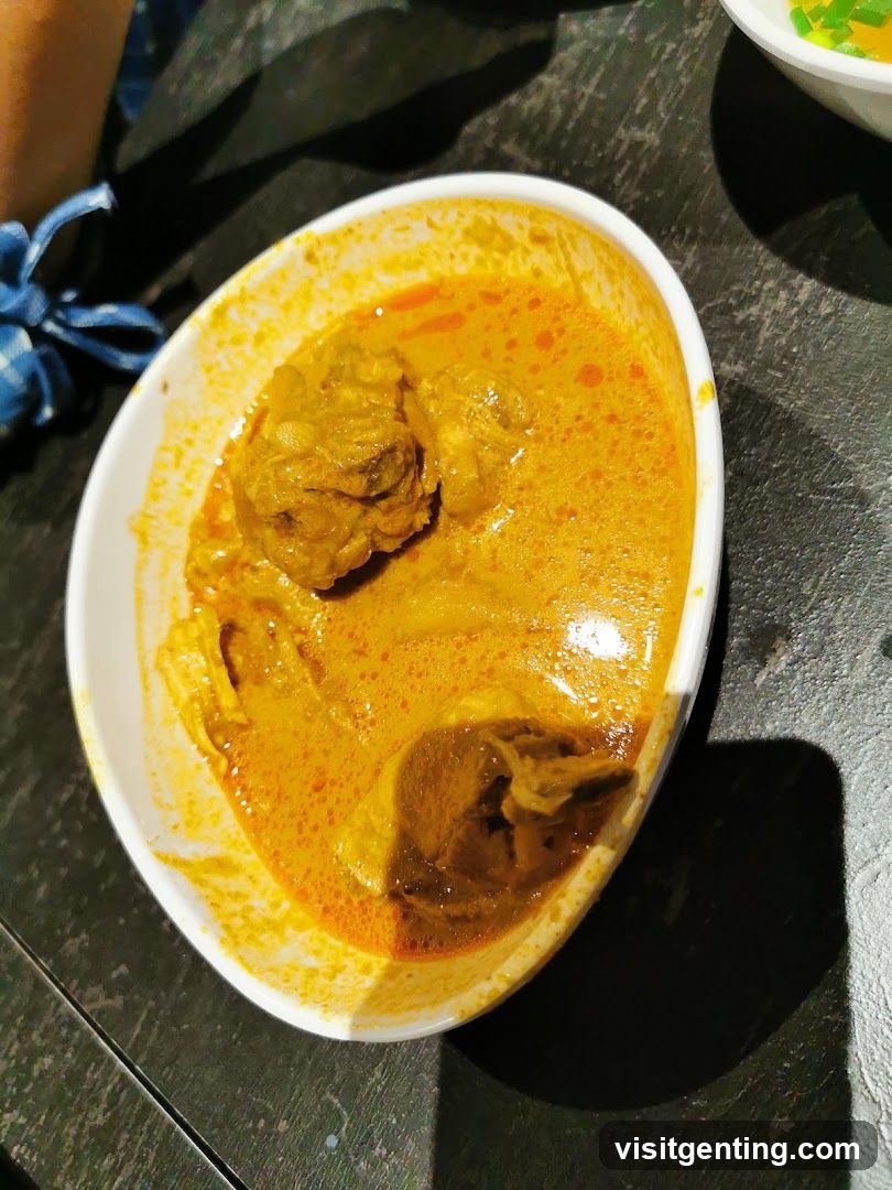 Curry Dish on Table