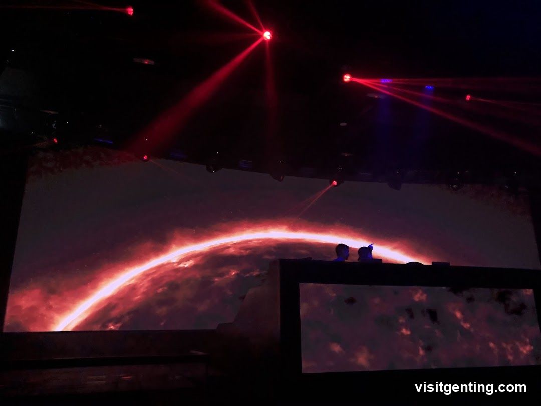 Venue Interior with Laser Show