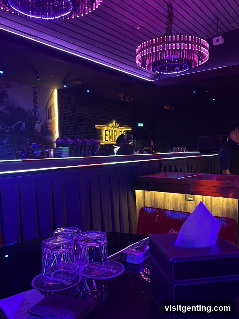 Interior of a nightclub or bar