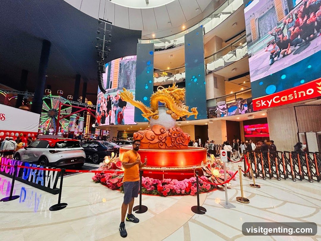 Interior of a casino lobby