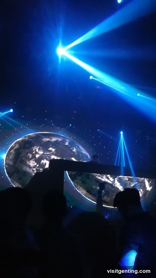 Venue Interior with Light Show