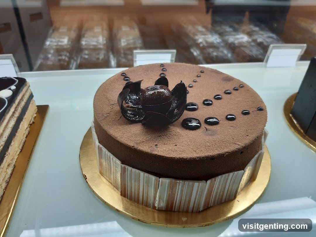 Chocolate Cake Display