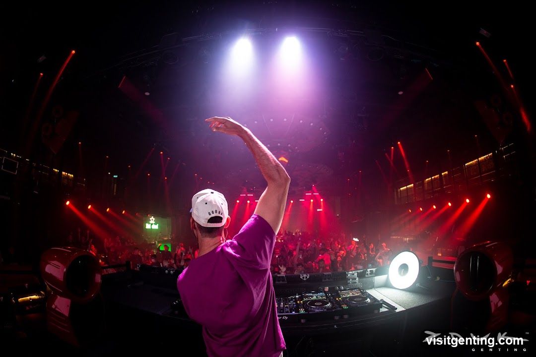 Dj at nightclub