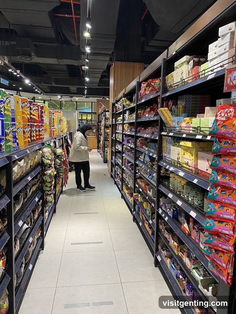 Supermarket Interior Aisle