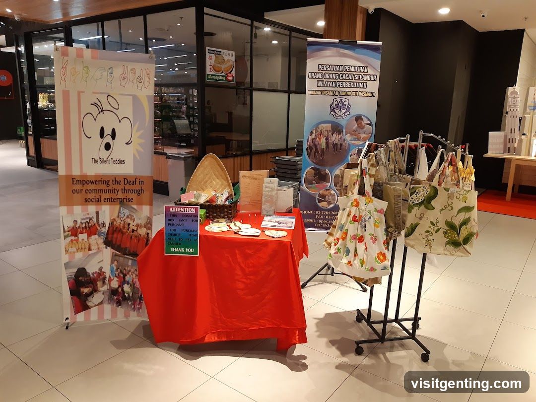 Community Outreach Booth in Indoor Mall