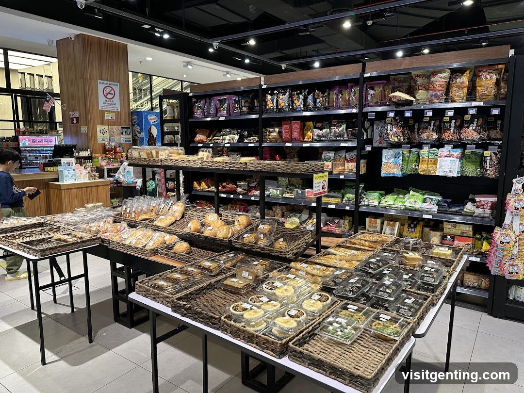 Interior of a grocery store