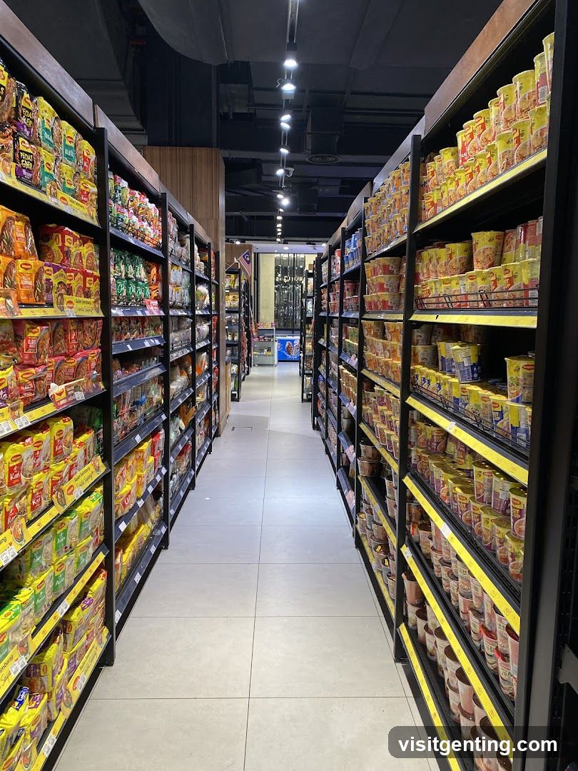 Supermarket aisle