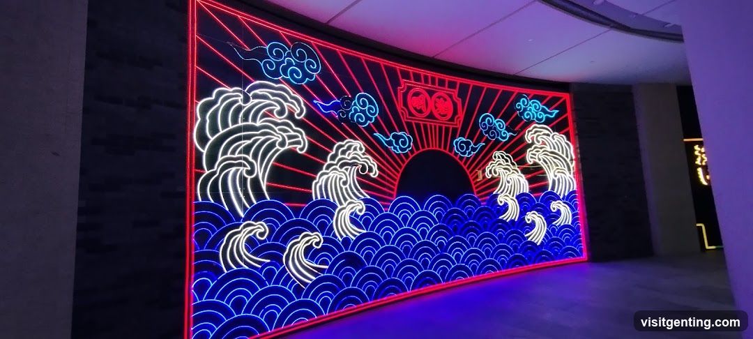 Neon Art Installation