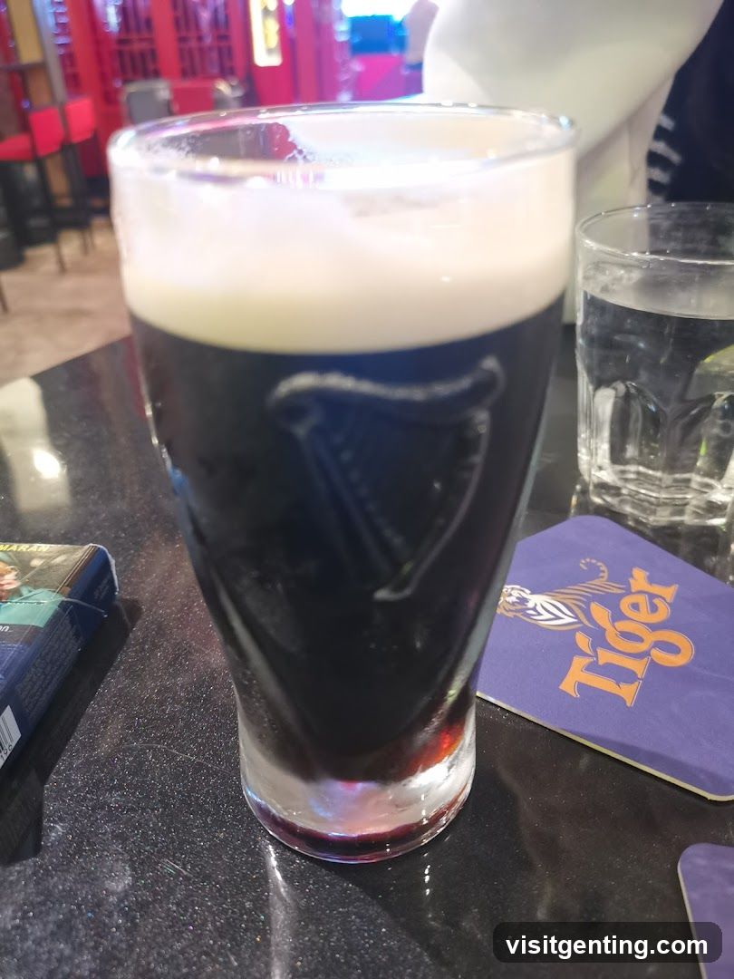 Beer Glass on Table