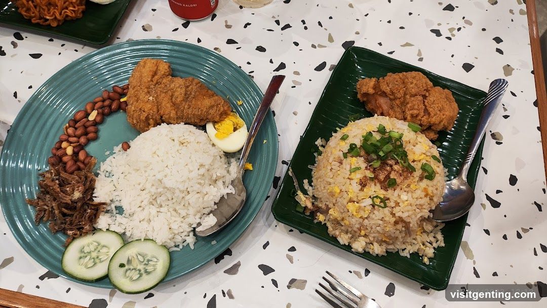 Food served at a restaurant