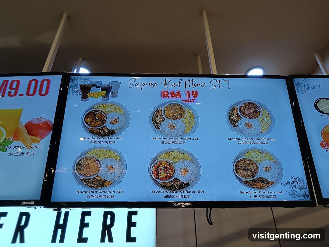 Suprise Bowl Menu SET