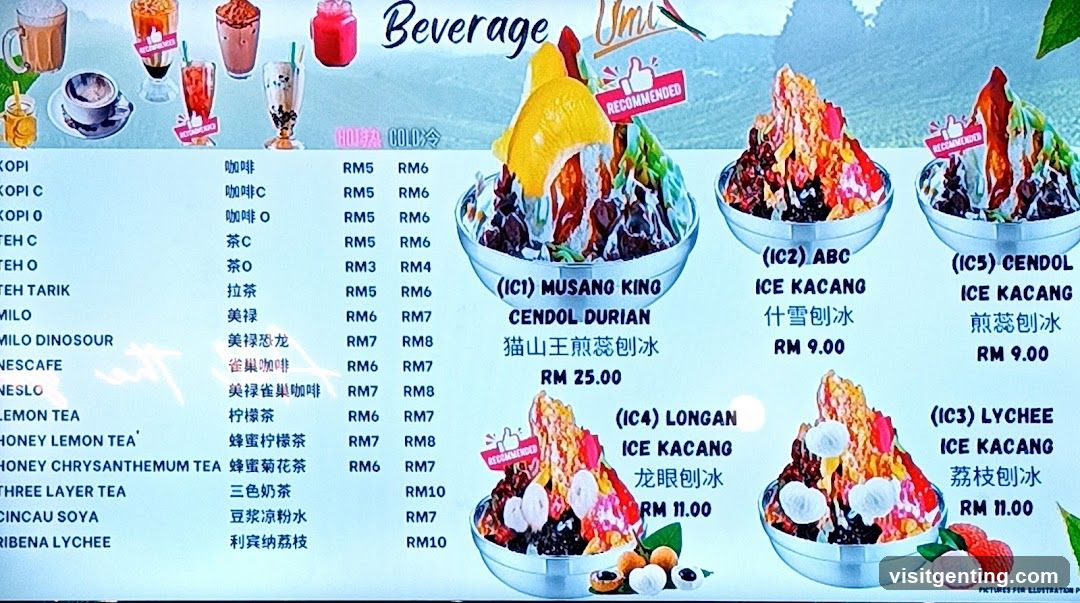 Beverage Menu