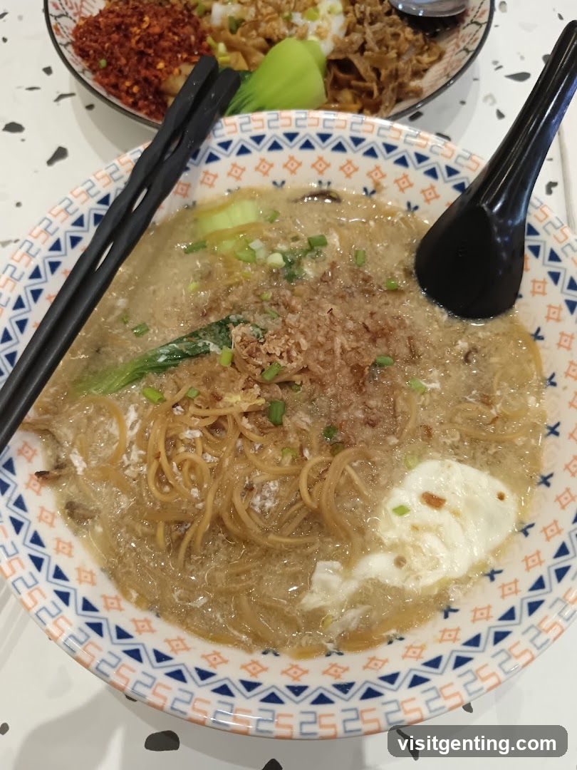 Noodle Dish on Table